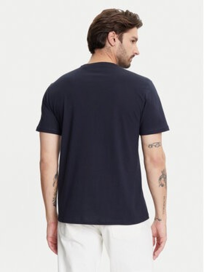 Guess T-Shirt M5YI15 I3Z14 Granatowy Regular Fit