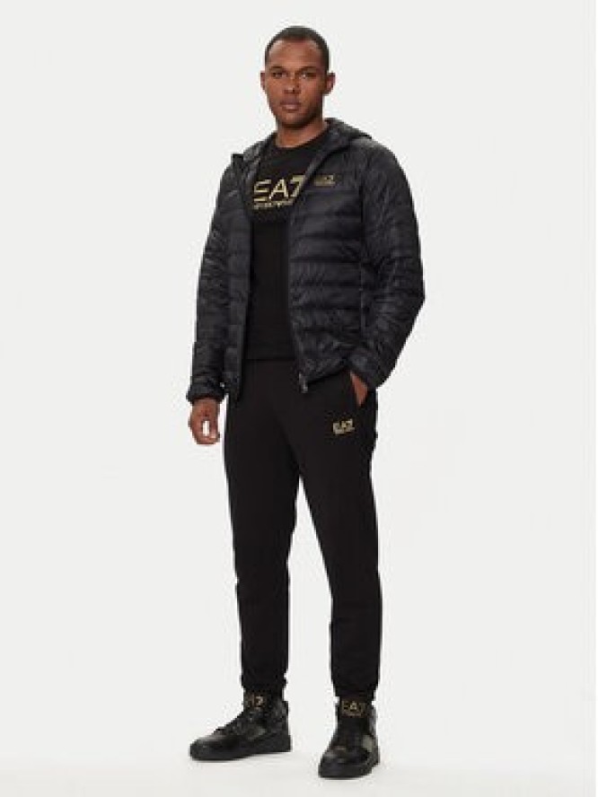 EA7 Emporio Armani Kurtka puchowa 8NPB24 PNGPZ 0208 Czarny Regular Fit