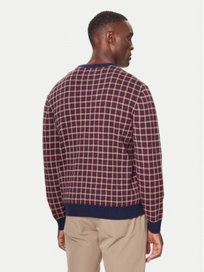 Gant Sweter 8050253 409 Bordowy Regular Fit