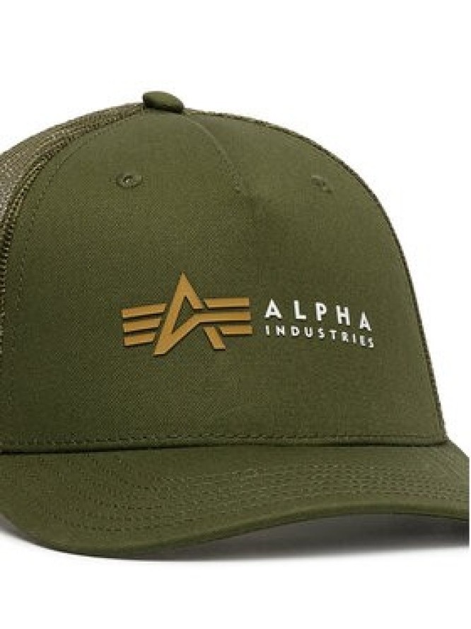 Alpha Industries Czapka z daszkiem Label 106901 Zielony