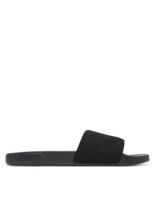 Calvin Klein Klapki Ess Slide Hf Side Logo Cv HM0HM02227 Czarny