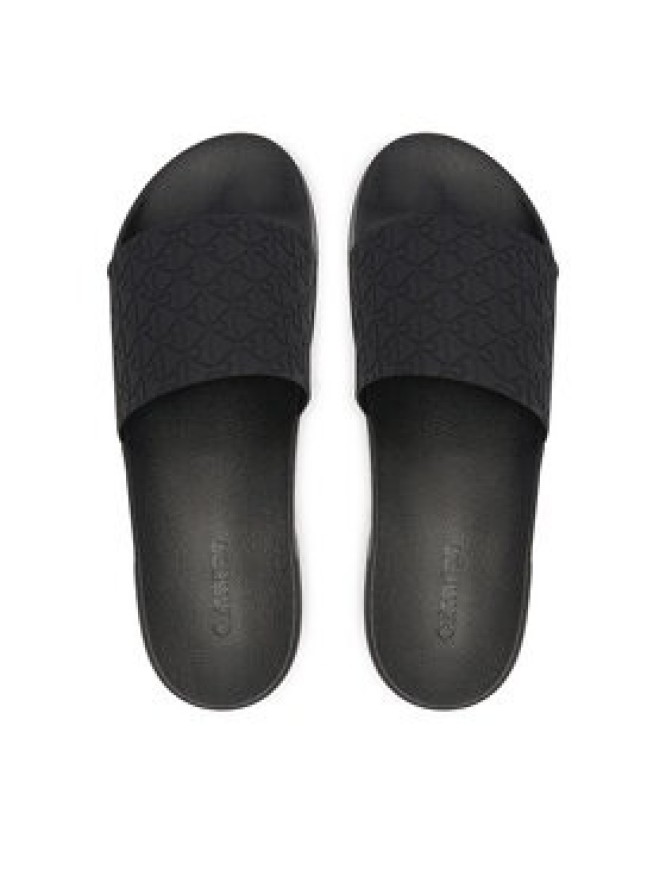 Calvin Klein Klapki Ess Slid Pu Aop HM0HM02110 Szary