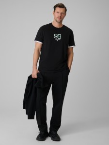 4F Spodnie dresowe męskie - czarne S