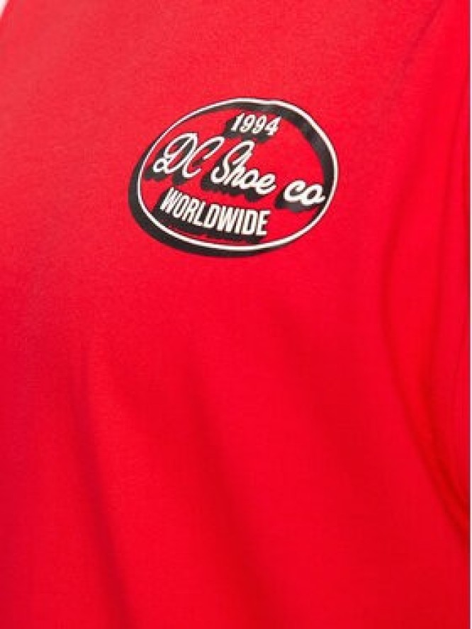 DC Shoes T-Shirt Truckin Tees Rqr7 ADYZT05284 Czerwony Regular Fit