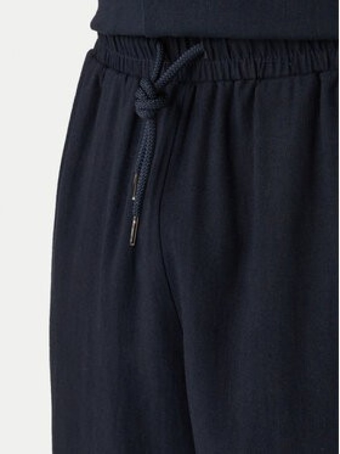 Emporio Armani Spodnie materiałowe EM000586 AF20590 UB102 Granatowy Regular Fit