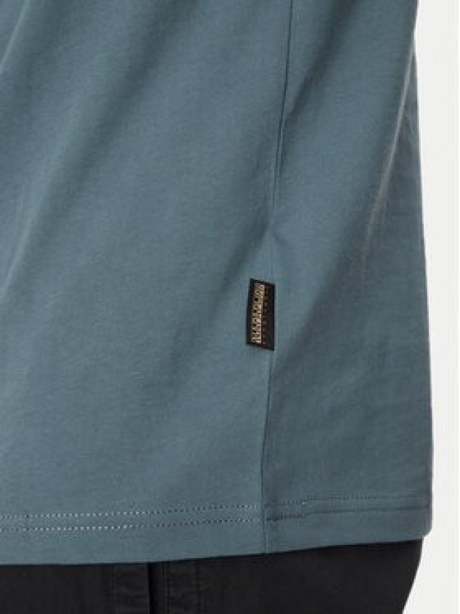 Napapijri T-Shirt S-Vignoni NP0A4ILX Niebieski Regular Fit