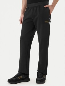 EA7 Emporio Armani Spodnie dresowe 7M001336 AF16658 UC001 Czarny Regular Fit
