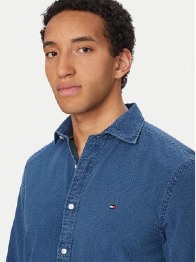Tommy Hilfiger Koszula MW0MW42417 Niebieski Regular Fit