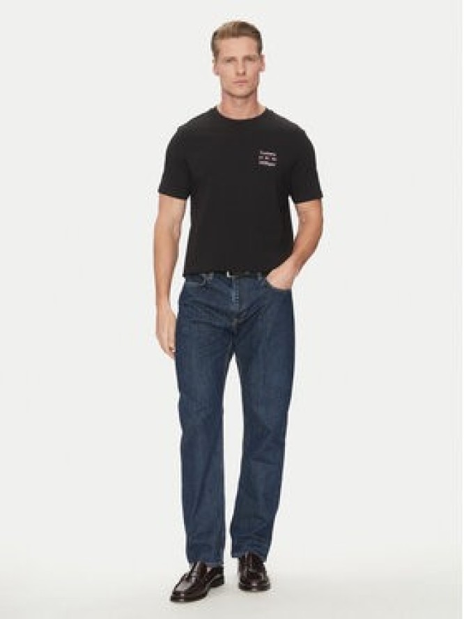 Tommy Hilfiger T-Shirt Stack MW0MW38622 Czarny Regular Fit