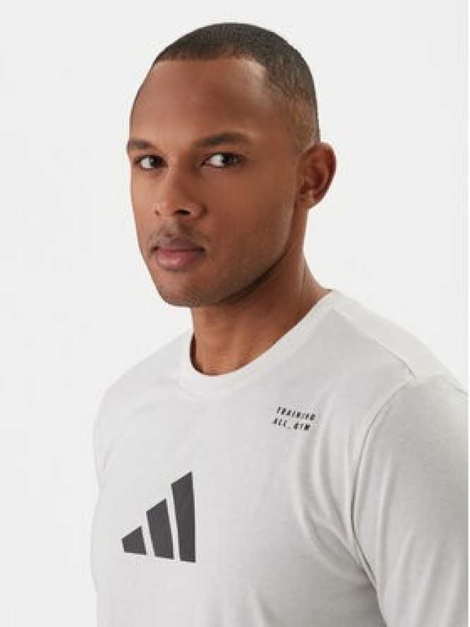 adidas T-Shirt Category Training Graphic JM8976 Écru Regular Fit