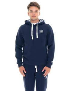 Męska zimowa bluza z kapturem z małym logo Leone 1947 Soft Basic