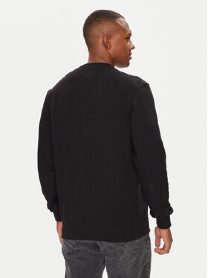 Tommy Hilfiger Bluza Stacked MW0MW39376 Czarny Regular Fit