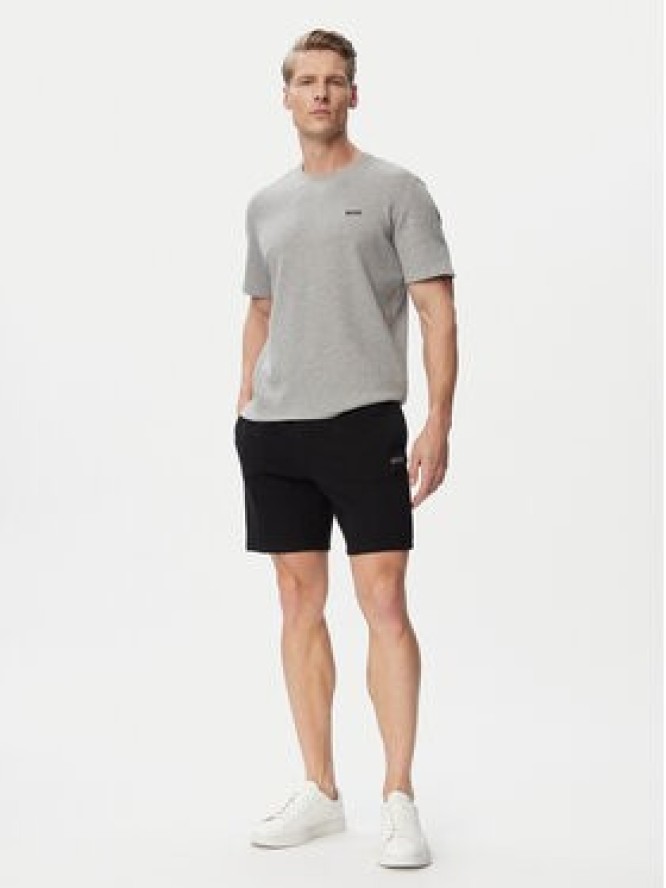 BOSS T-Shirt Waffle 50535891 Szary Regular Fit