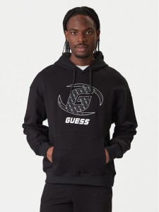 Guess Bluza Z6RQ05 K9YI1 Czarny Regular Fit