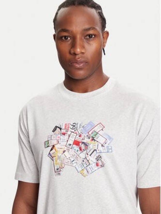 New Balance T-Shirt MT53905 Szary Regular Fit