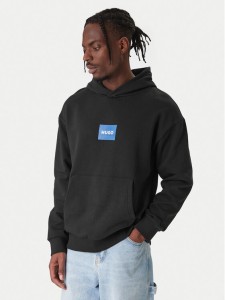 HUGO Bluza Nayohood 50556613 Czarny Regular Fit