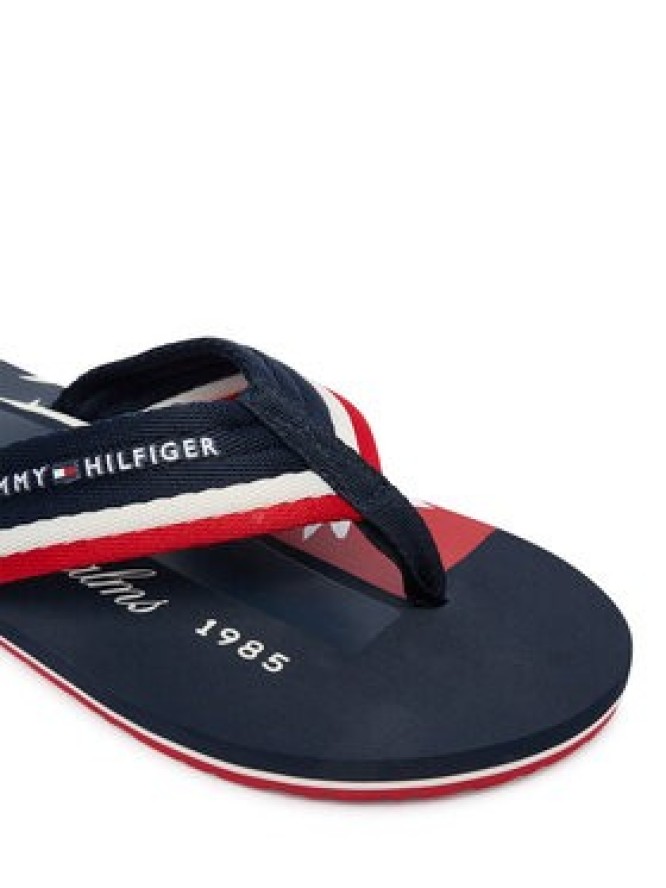 Tommy Hilfiger Japonki Patch Hilfiger Beach Sandal FM0FM05903 Granatowy