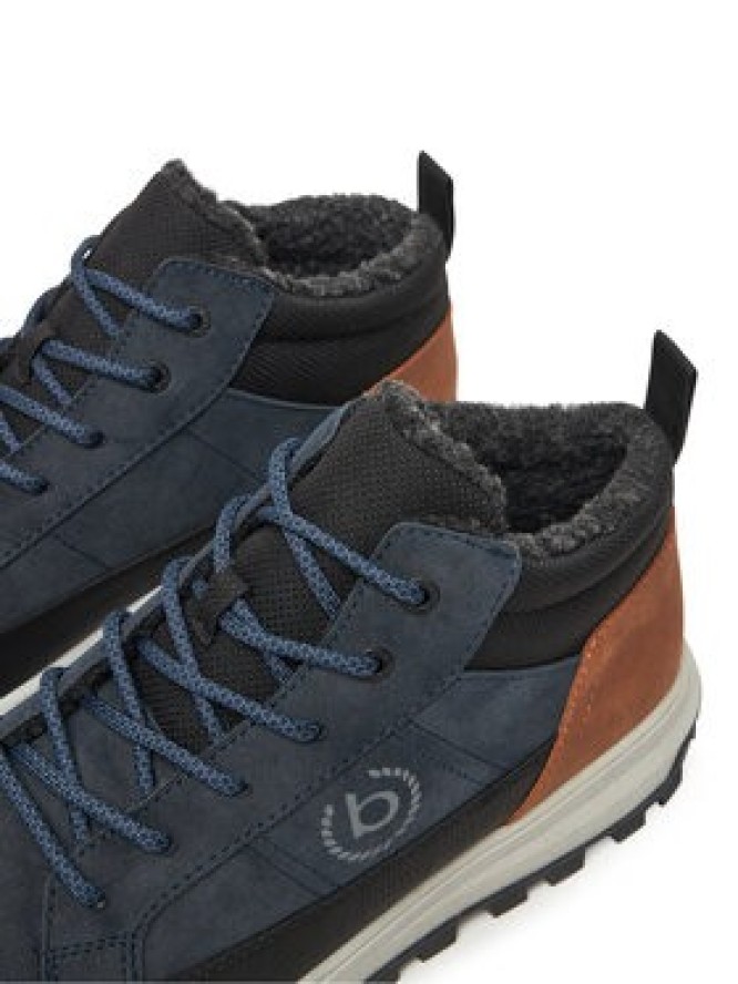 Bugatti Trzewiki 325-ANP51-5055 Granatowy