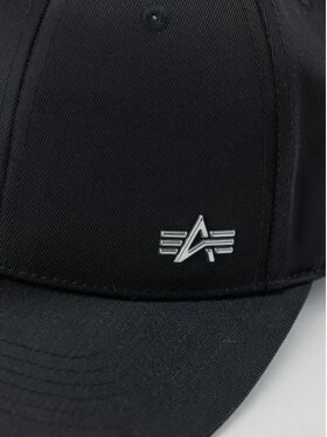 Alpha Industries Czapka z daszkiem Metal Label 156905 Czarny