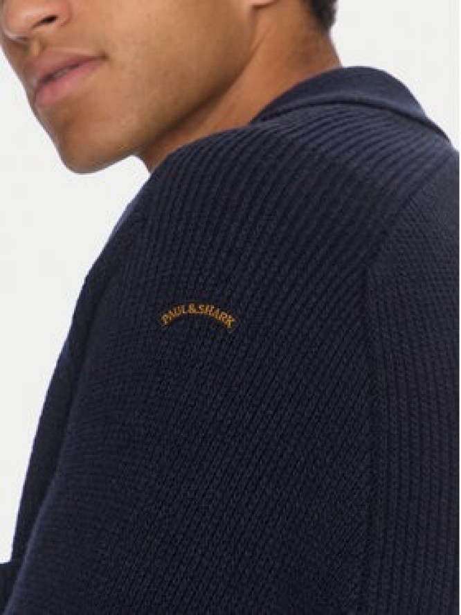 Paul&Shark Kardigan 14311215 Granatowy Regular Fit