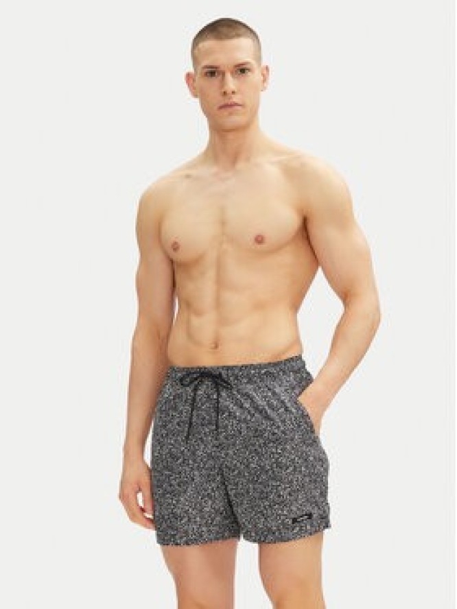 Calvin Klein Swimwear Szorty kąpielowe KM0KM01120 Czarny Regular Fit