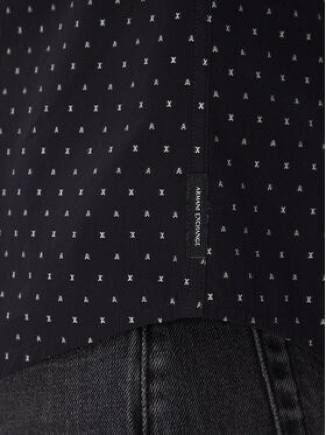 Armani Exchange Koszula XM000719 AF13206 FB064 Granatowy Regular Fit