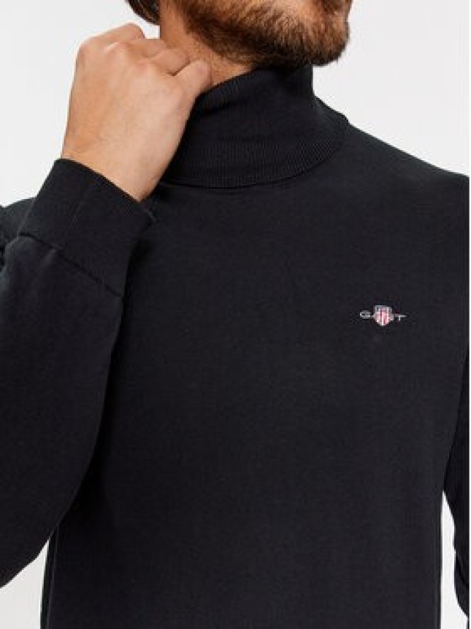 Gant Golf Classic Cotton Rollerneck 8030563 Czarny Regular Fit