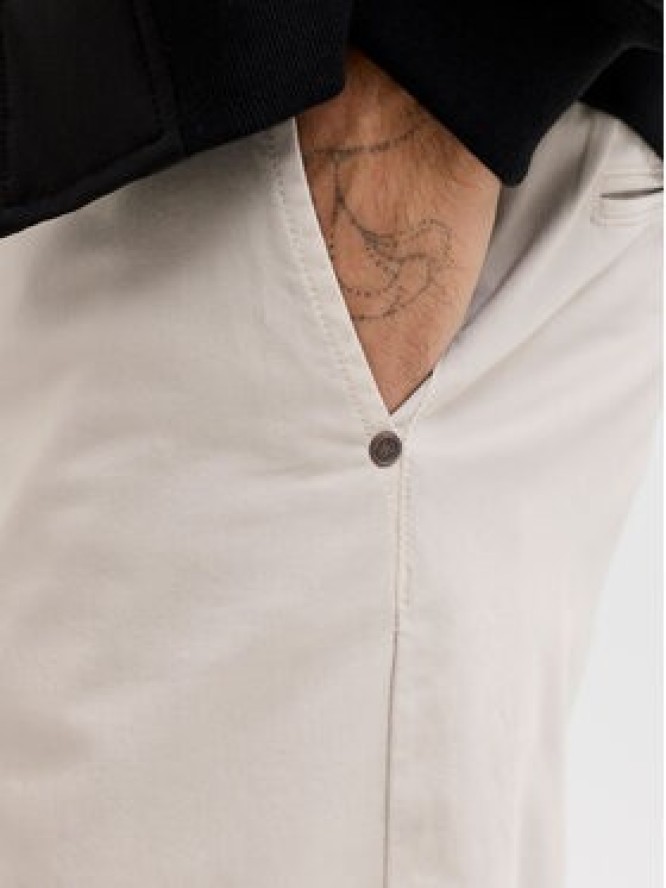 Jack & Jones Chinosy Lie Vance 12292970 Écru Regular Fit