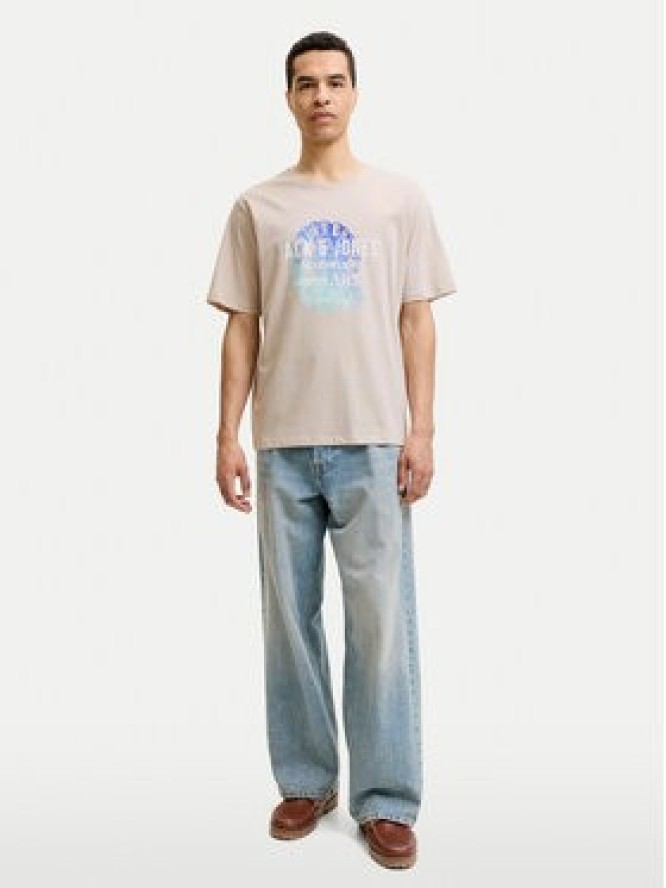 Jack & Jones T-Shirt Gradient Print 12288094 Szary Regular Fit