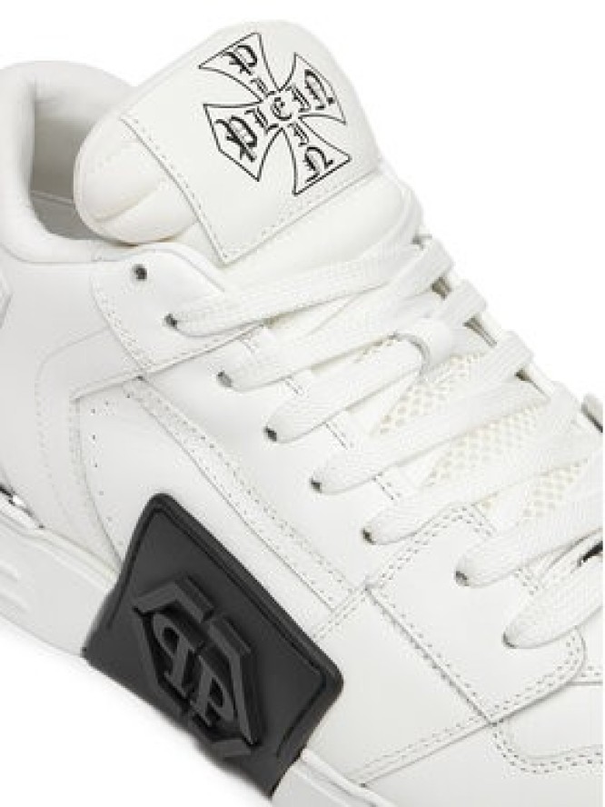 PHILIPP PLEIN Sneakersy FAES USC0824 PLE075N Biały