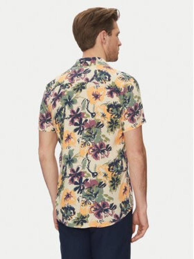 Blend Koszula 20718224 Beżowy Slim Fit