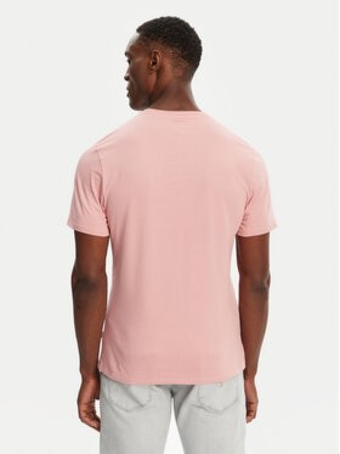 Guess Jeans T-Shirt M4YI55 K8HM0 Różowy Regular Fit