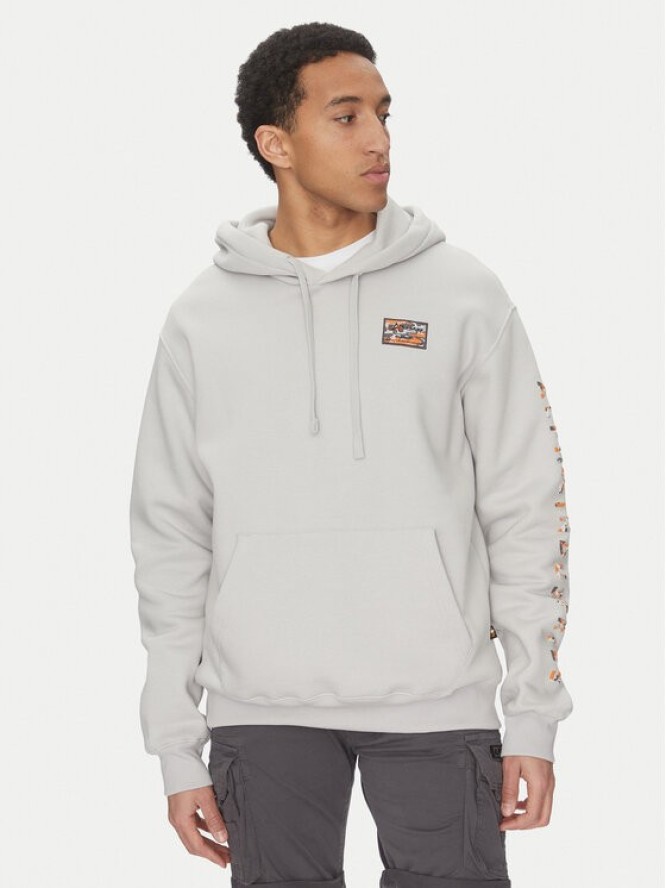 Alpha Industries Bluza Camo 156340 Szary Regular Fit