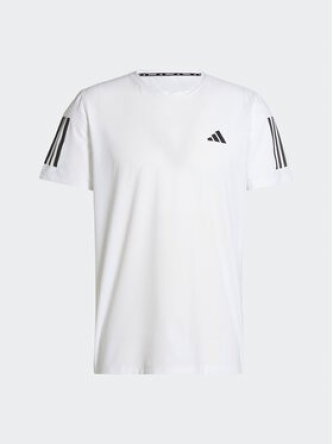 adidas Koszulka techniczna Own the Run IK7436 Biały Regular Fit