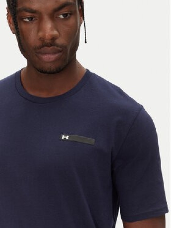 Under Armour T-Shirt Strip Logo 1390203 Granatowy Relaxed Fit