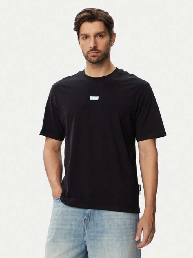 Jack & Jones T-Shirt Club Badge 12295036 Czarny Regular Fit