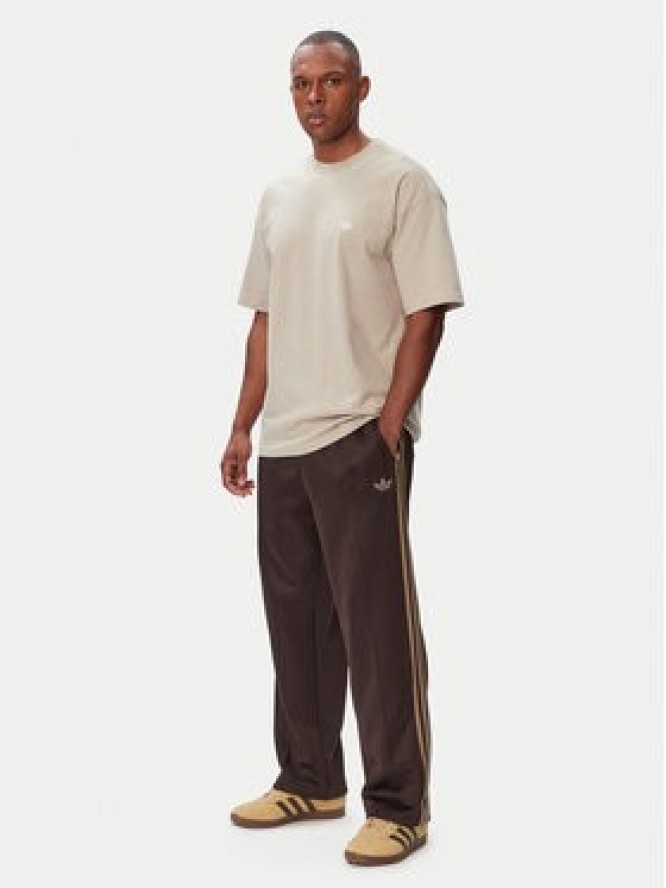 adidas T-Shirt Trefoil Essentials IA7548 Beżowy jasny Loose Fit