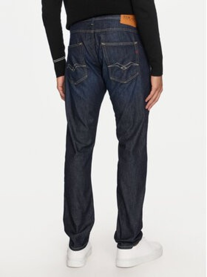 Replay Jeansy M1008J.000.785 774 Granatowy Slim Fit