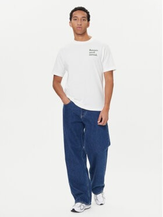 New Balance T-Shirt MT53921 Biały Regular Fit