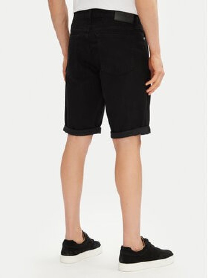 Calvin Klein Jeans Szorty jeansowe J30J327514 Czarny Slim Fit