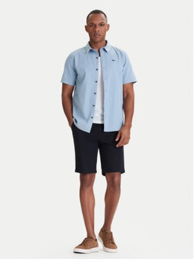 Quiksilver Szorty materiałowe Union Straight 20" EQYWS03916 Czarny Regular Fit
