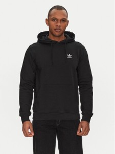 adidas Bluza Trefoil Essentials JD2404 Czarny Regular Fit