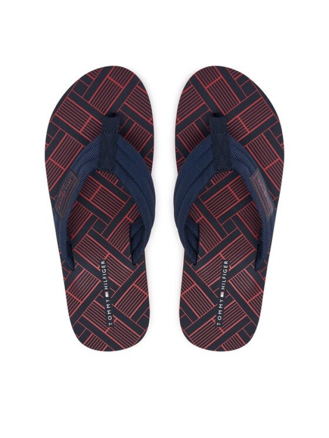 Tommy Hilfiger Japonki Flag Patch Beach FM0FM06004 Granatowy