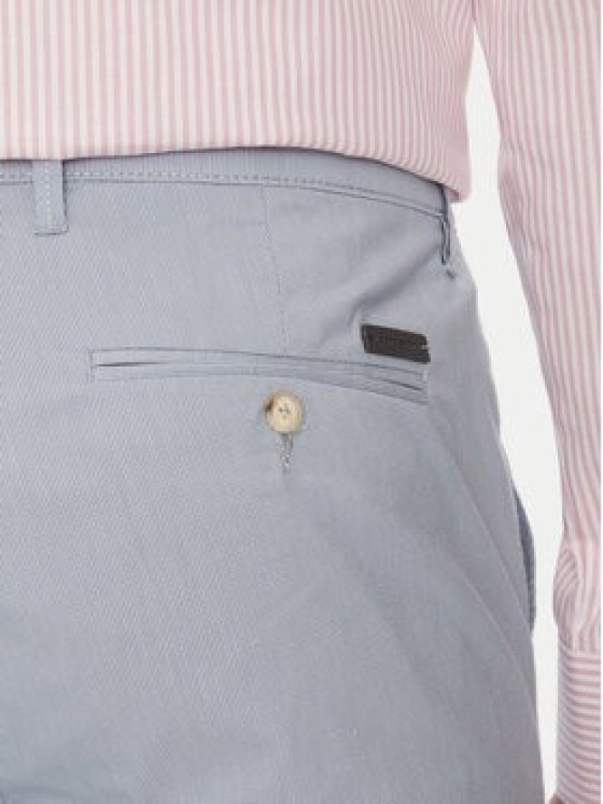 Pierre Cardin Chinosy C3 33730.1058 Błękitny Slim Fit