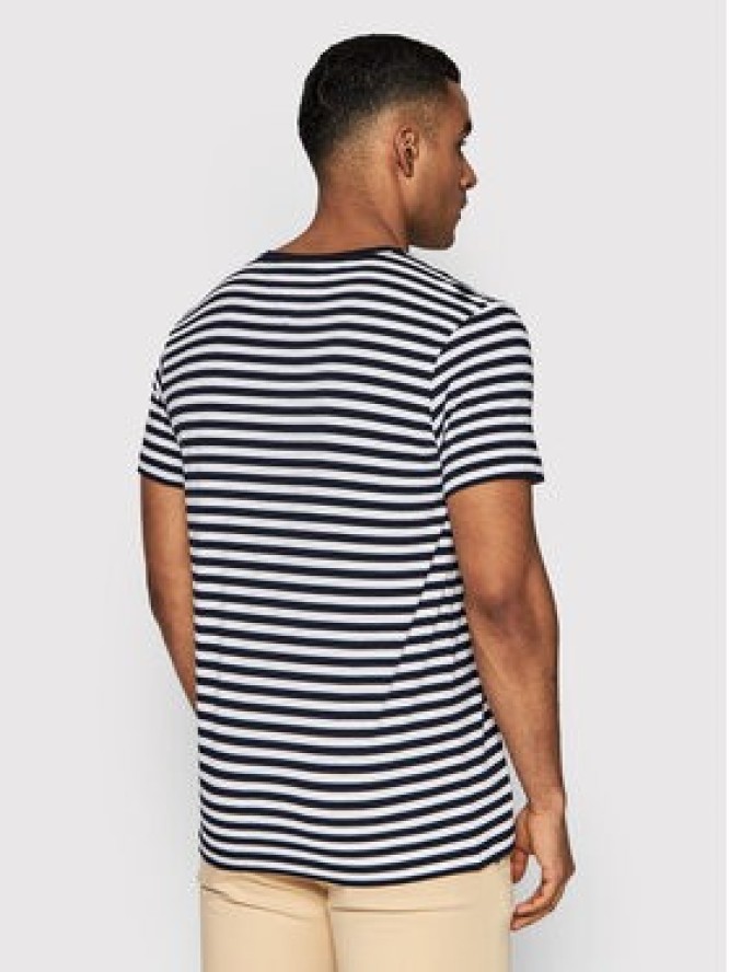 Tommy Hilfiger T-Shirt MW0MW10800 Granatowy Slim Fit
