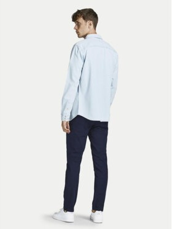 Jack & Jones Chinosy Marco 12174309 Granatowy Slim Fit