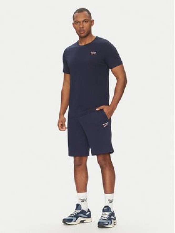 Reebok T-Shirt 100059647 Granatowy Regular Fit