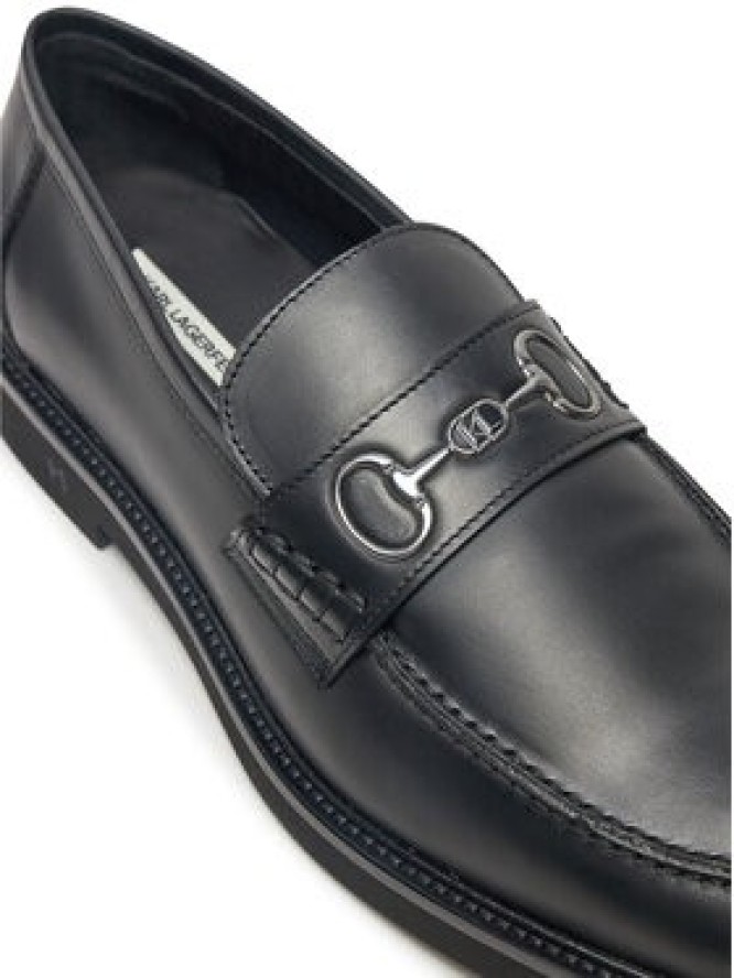 KARL LAGERFELD Loafersy Neil KL16114 Czarny