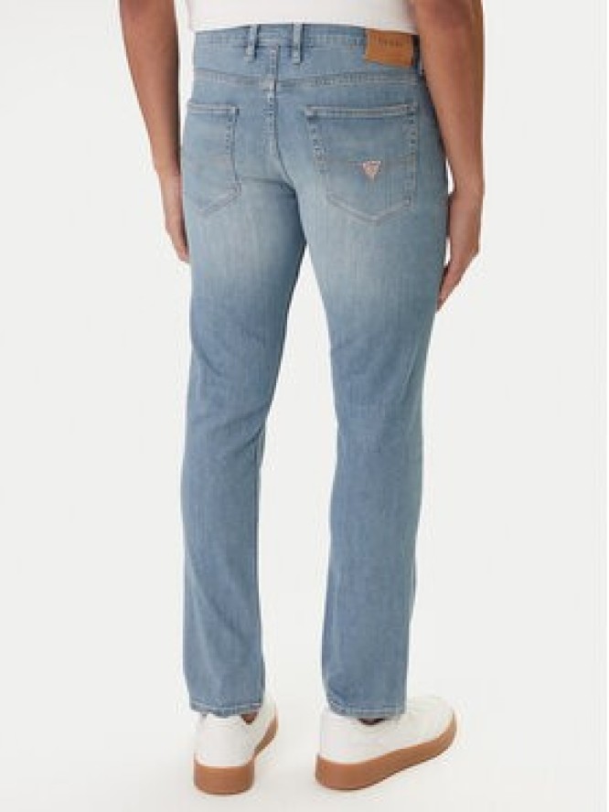Guess Jeansy M6RAS2 D6761 Niebieski Slim Tapered Fit