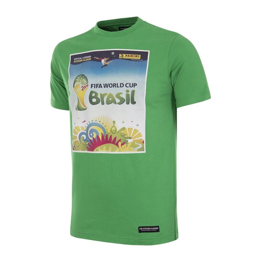 Koszulka dla dorosłych - Panini FIFA Mistrzostwa Świata Brazylia 2014 - Zielona